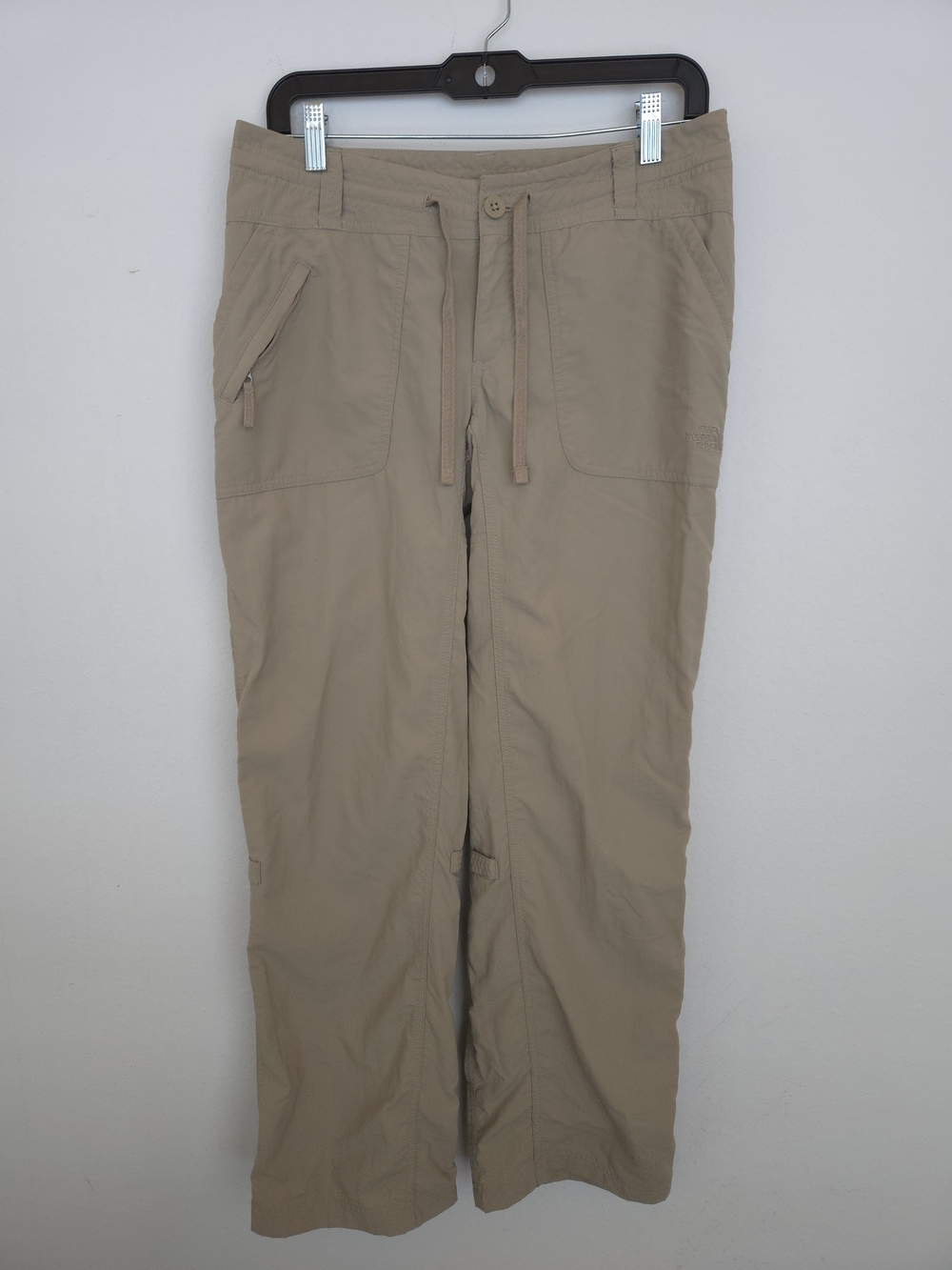 The North Face Women's Tan Boot Cut Khaki Trekking Travel Athletic Pants 6